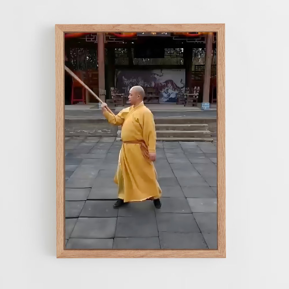 Poster Le Sage de Shaolin – affiche Kung Fu (vue 4)
